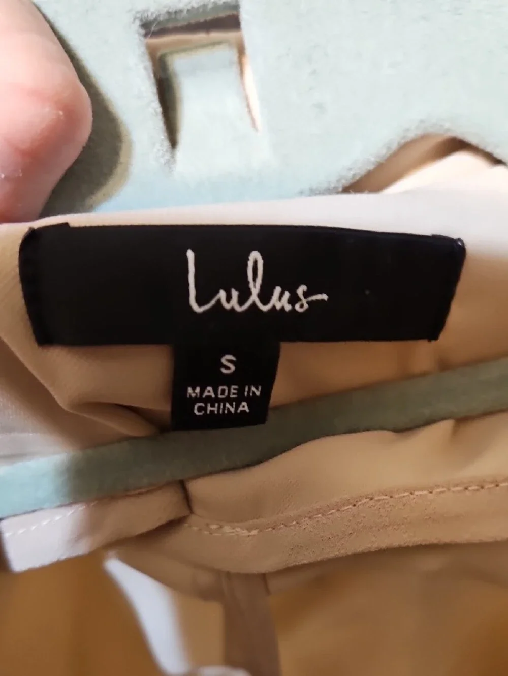 Lulu's Beige Open-Front Draped Blazer